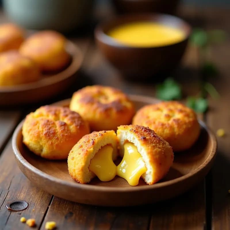 Tacones Venezolanos Rellenos de Queso Guayanés: Receta Crujiente y Tradicional en 30 Minutos
