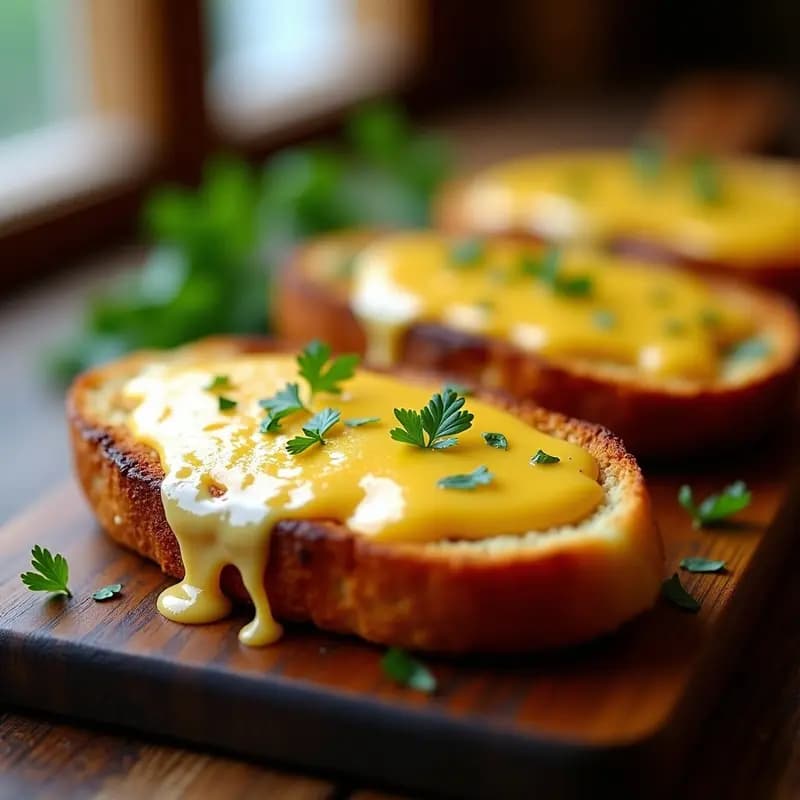 Tacones de Pan con Queso Gouda Ahumado: Receta Viral en 15 Minutos