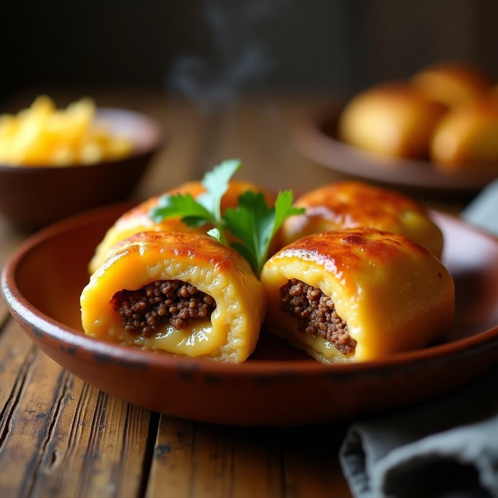 Tacones de Yuca Rellenos de Carne Molida y Queso: Receta Colombiana en Olla Lenta