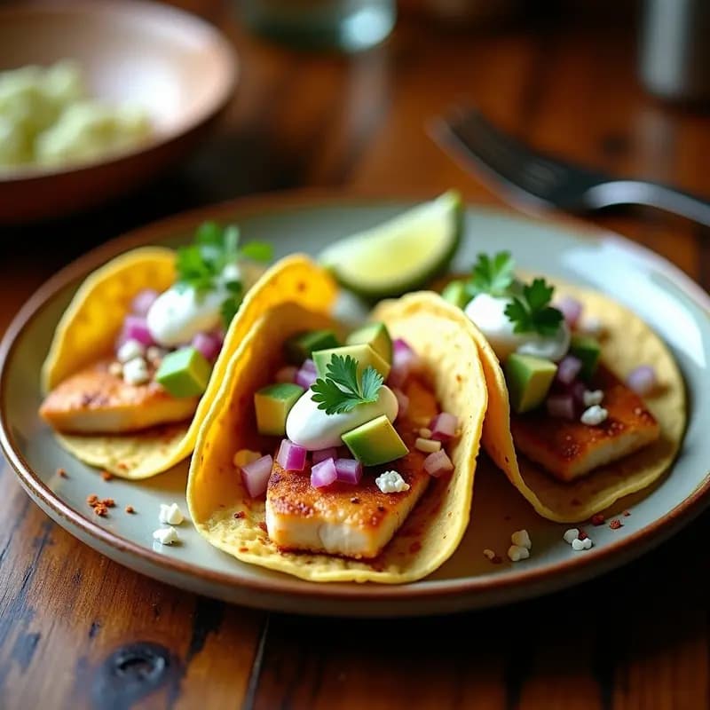 Tacos Ahumados de Pescado Blanco con Adobo de Chipotle: Receta Fácil en 20 Minutos