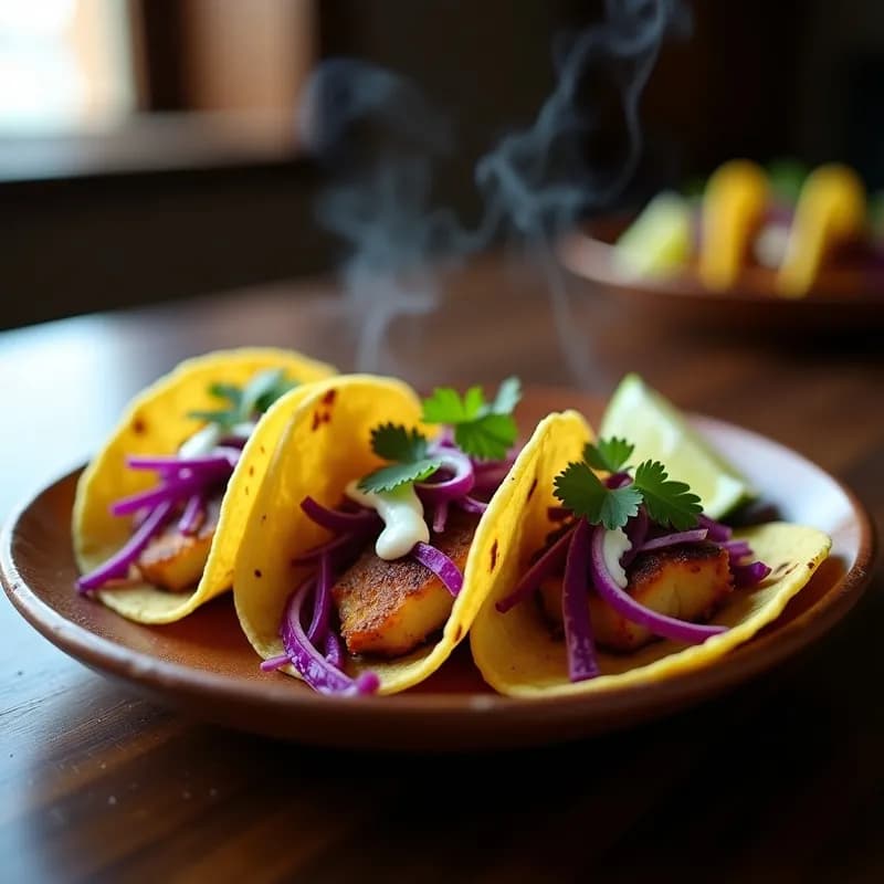 Tacos de Pescado Ahumado al Chipotle: Receta en Horno Crujiente y Sin Freír