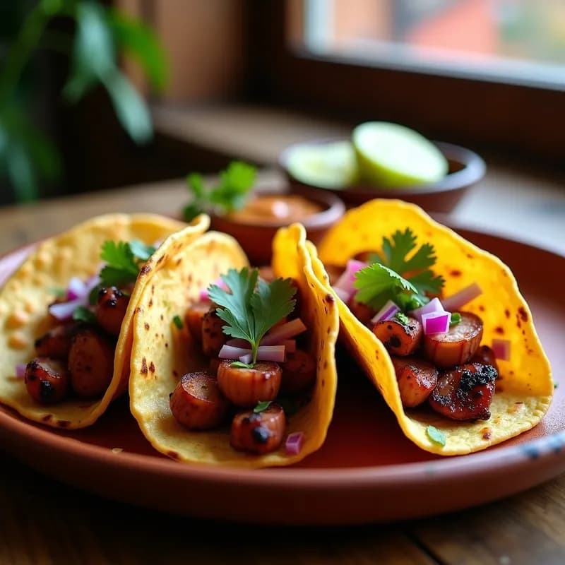 Tacos de Pulpo Ahumado: Receta al Grill con Toque Mexicano y Sin Aceite