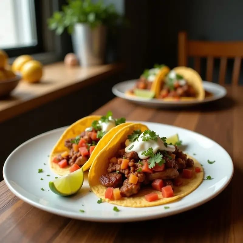 Tacos Al Pastor con Piña y Carne de Cerdo: Receta Mexicana en Tupper para Llevar