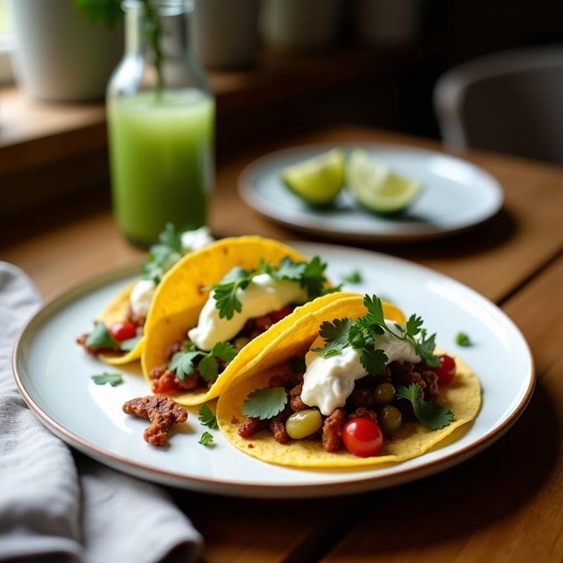 Tacos de Algas Wakame y Queso Fresco: Receta Vegana con Toque Marino en 15 Minutos
