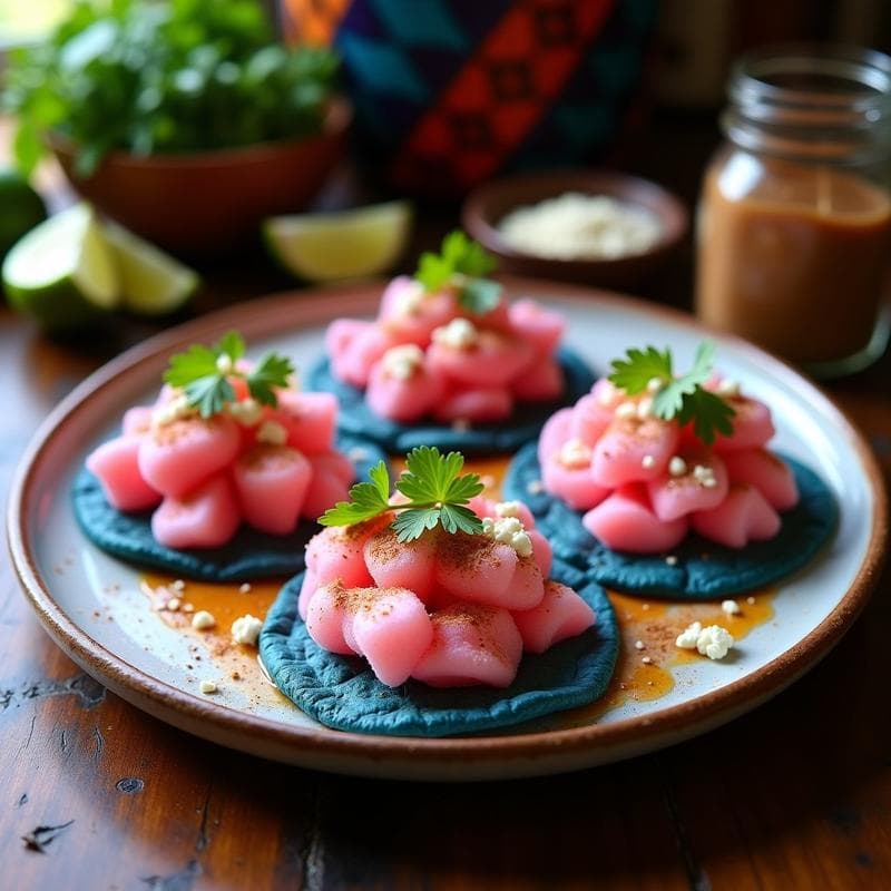 Tacos de Algodón de Azúcar y Especias: Receta Mexicana Dulce-Salada en 10 Minutos