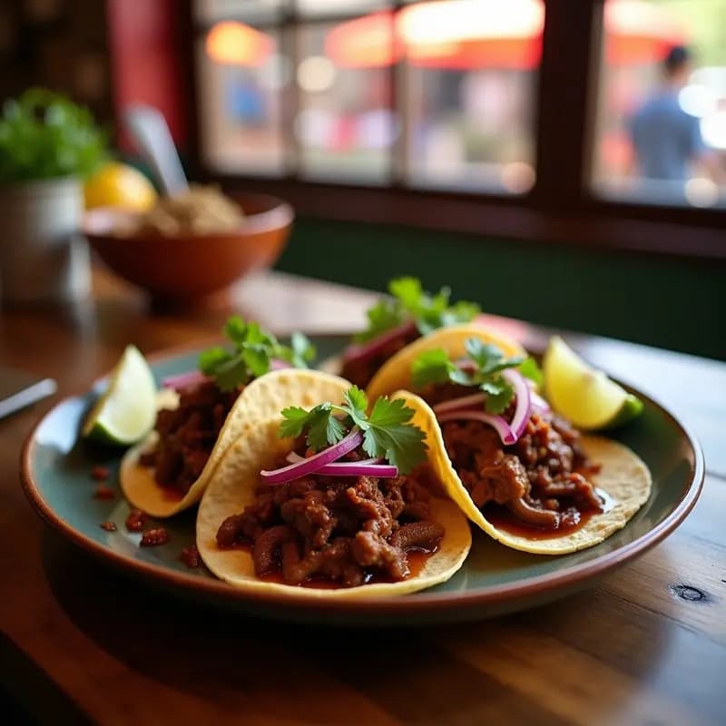 Tacos de Barbacoa de Res con Salsa Borracha: Receta Mexicana de Estilo Callejero