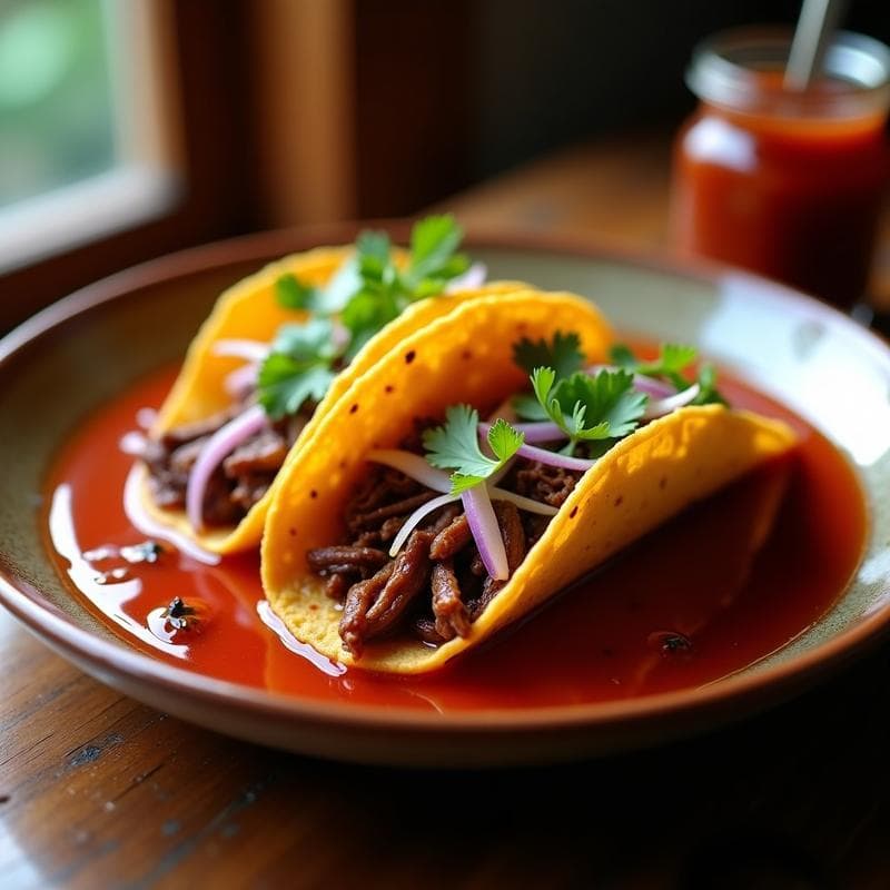 Tacos de Birria con Consomé: Receta de Airfryer Express con Auténtico Sabor Mexicano