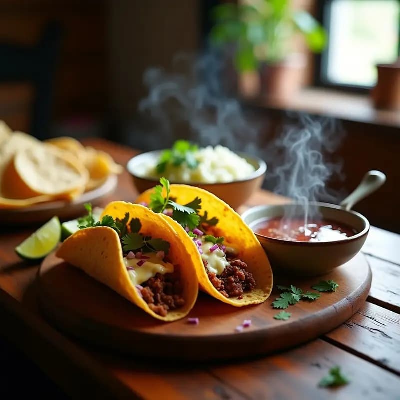 Tacos de Birria con Consomé para Mojar y Queso Oaxaca Derretido: El Sabor de México en tu Boca