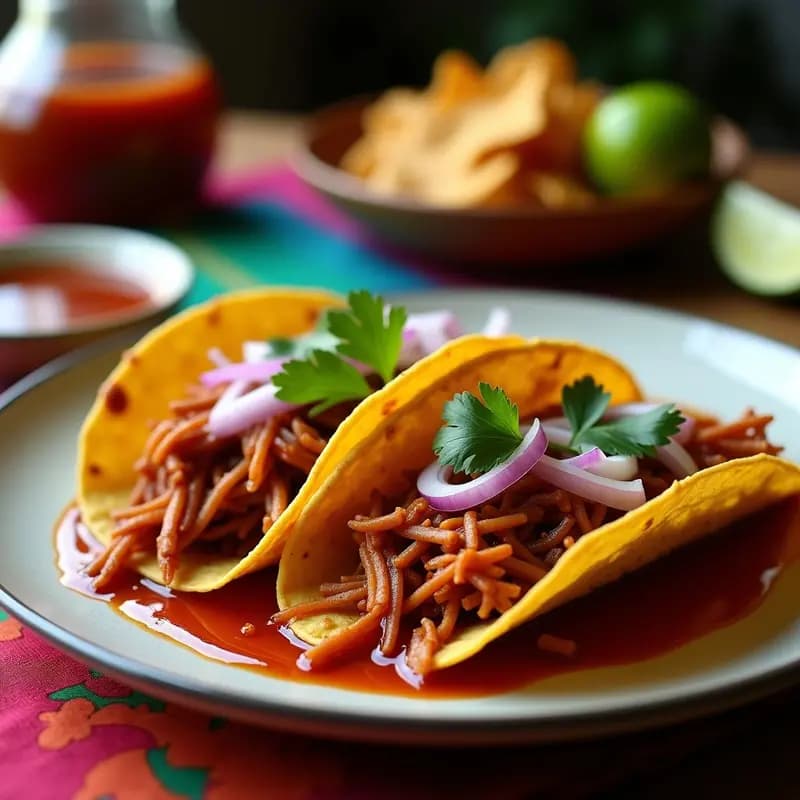 Tacos de Birria Vegana con Consomé: Receta de Jackfruit y Especias en 40 Minutos