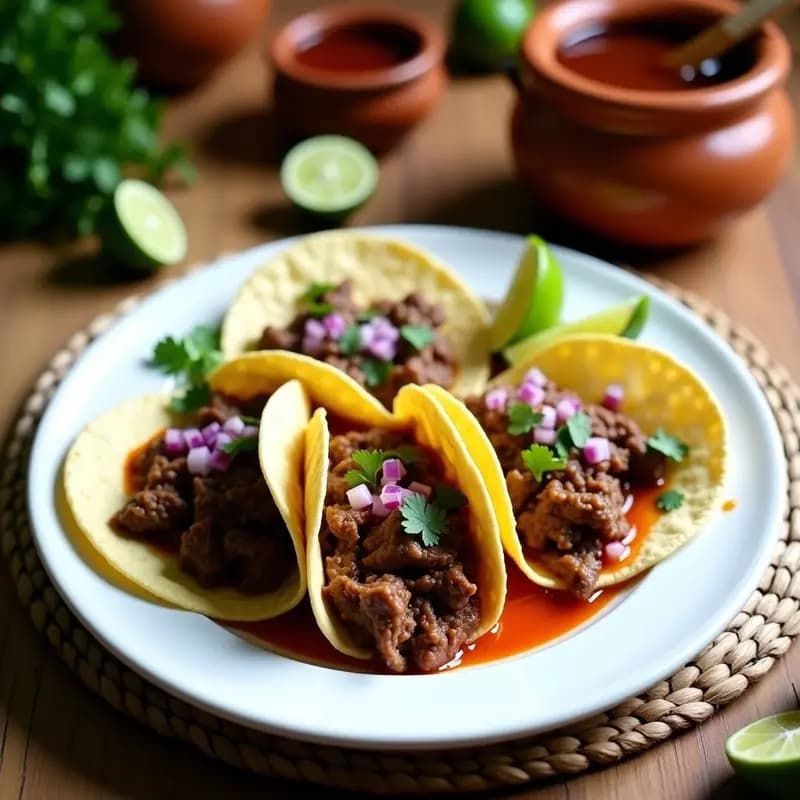 Tacos de Birria de Cordero con Consomé de Chile: Receta Mexicana Tradicional para Fiestas