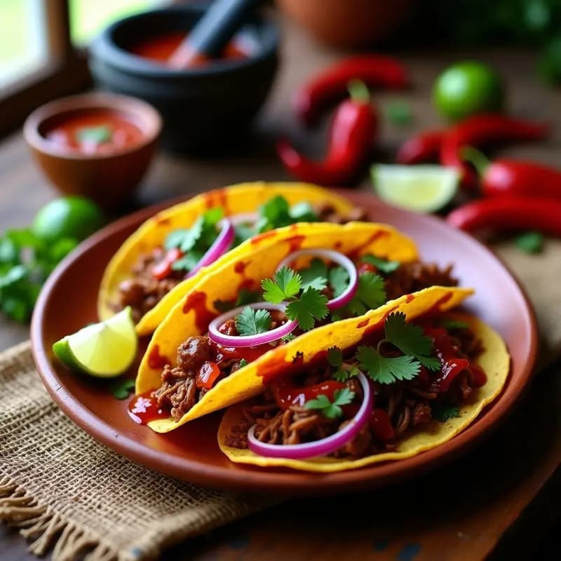 Tacos de Birria de Cordero Estilo Jalisco: Receta Mexicana Tradicional en Olla