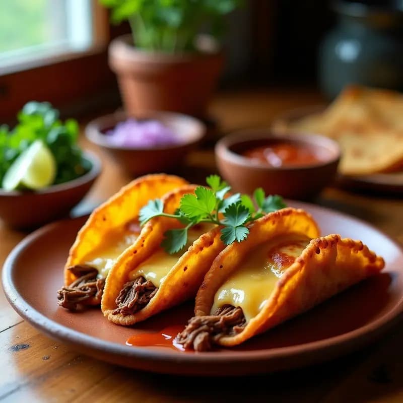 Tacos de Birria Estilo Quesacrisp: Receta Mexicana que Combina Lo Mejor de Dos Mundos