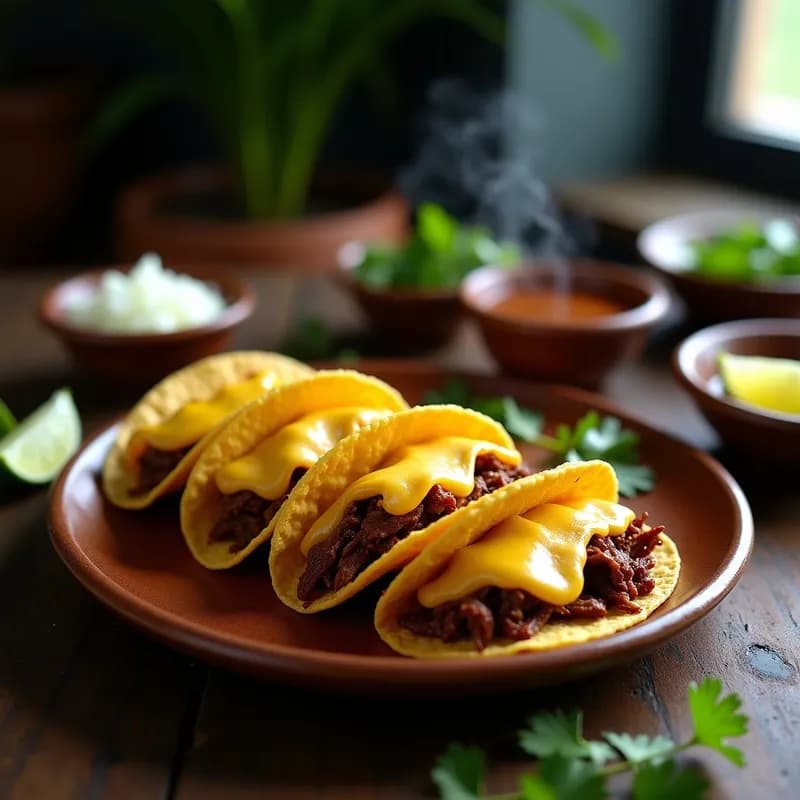 Tacos de Birria Quesabirria: Receta en Airfryer con Toque Ahumado y Queso Fundido