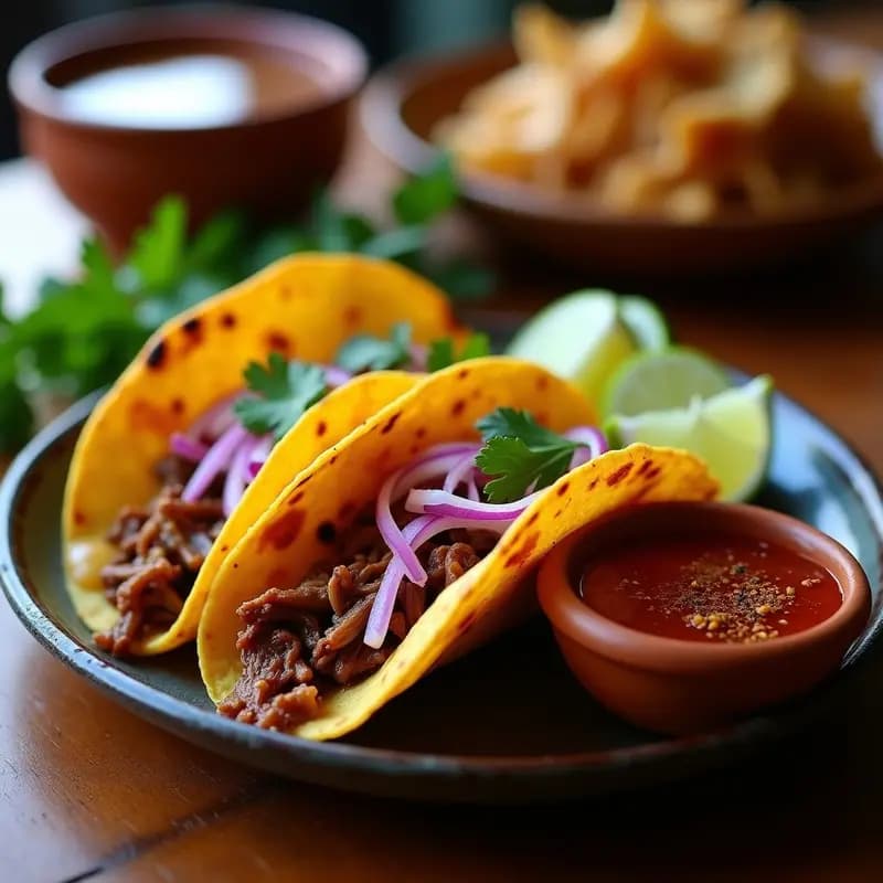 Tacos de Birria con Queso Oaxaca Fundido y Consomé para Moar: Sabores Auténticos de Jalisco