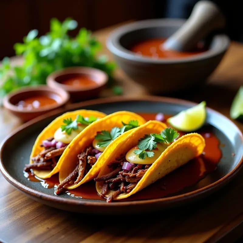 Tacos de Birria de Res con Consomé en Sartén: Receta Mexicana Viral para Compartir