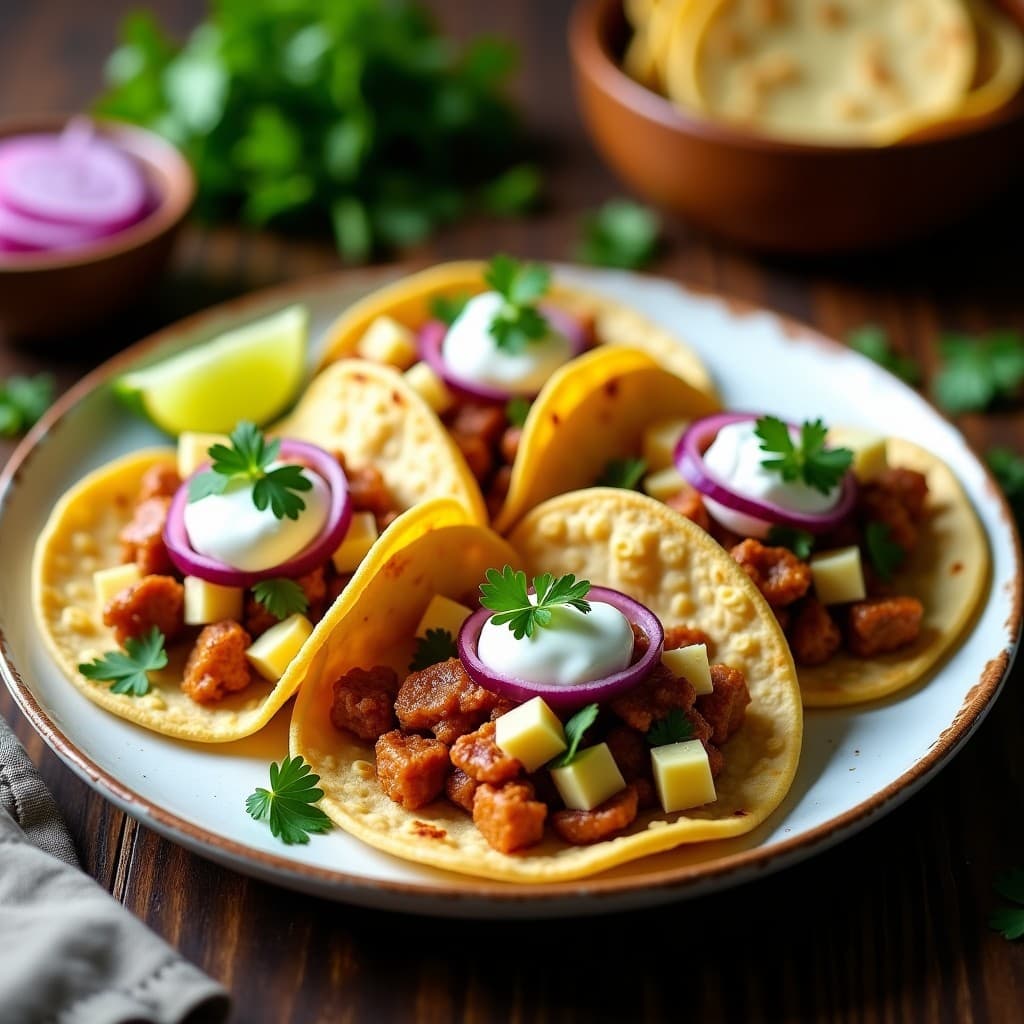 Tacos de Cactus Deshidratado y Queso Panela: Receta Mexicana Keto en Airfryer