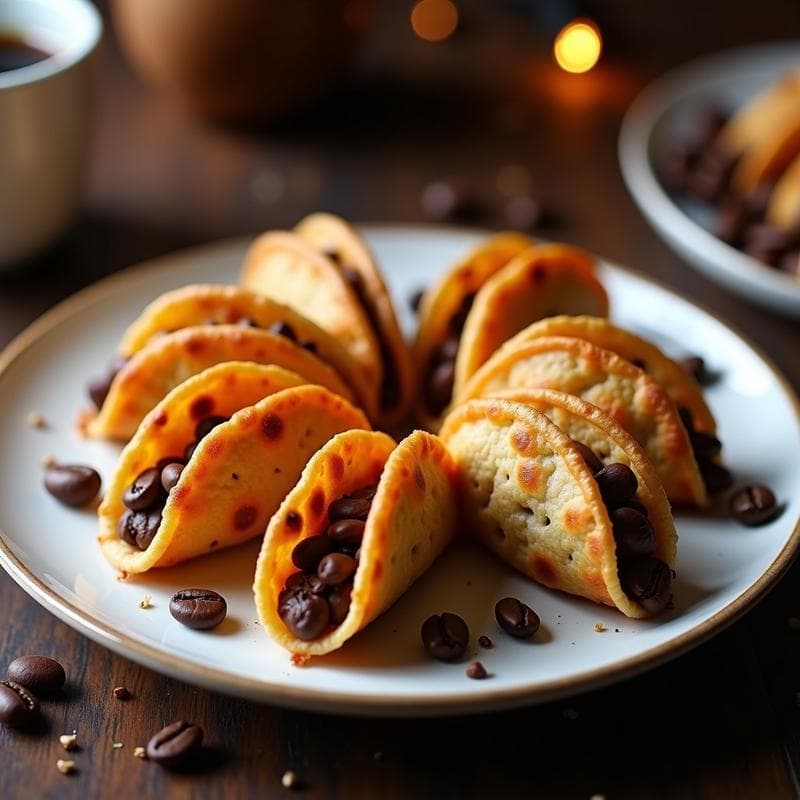 Tacos de Café con Cacao Nibs: Receta en Airfryer Crujiente y Energizante