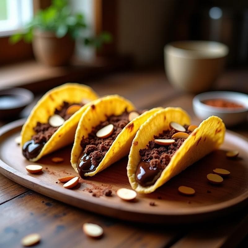 Tacos de Café y Chocolate con Chili: Receta Gourmet en 20 Minutos con Sabor Profundo