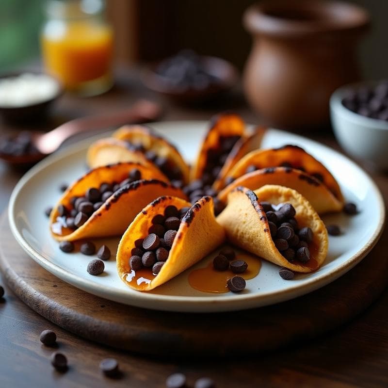 Tacos de Café y Chocolate Proteicos: Receta en Airfryer con Energía Sostenida
