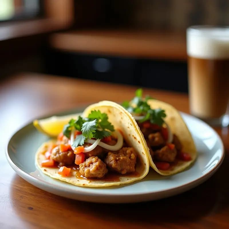 Tacos de Café Colombiano con Espresso: Postre Innovador y Energético en 15 Minutos