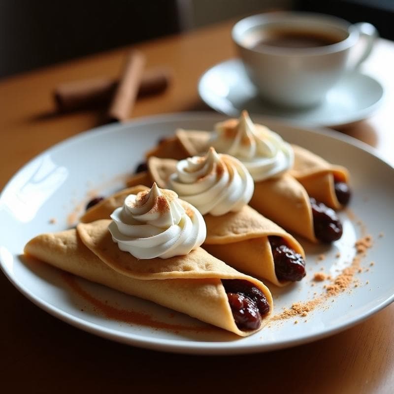 Tacos de Café con Leche y Espuma de Canela: Receta Gourmet en 10 Minutos para Desayunos Especiales