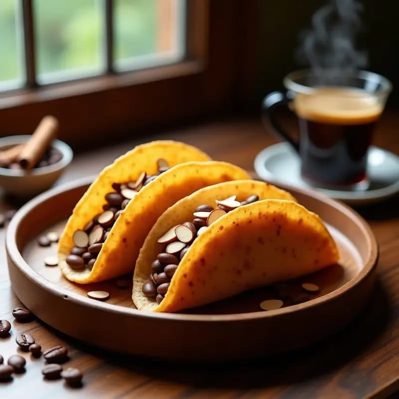 Tacos de Café Congonhas: Receta Brasileña con Toque de Canela y Cacao para Energía Rápida