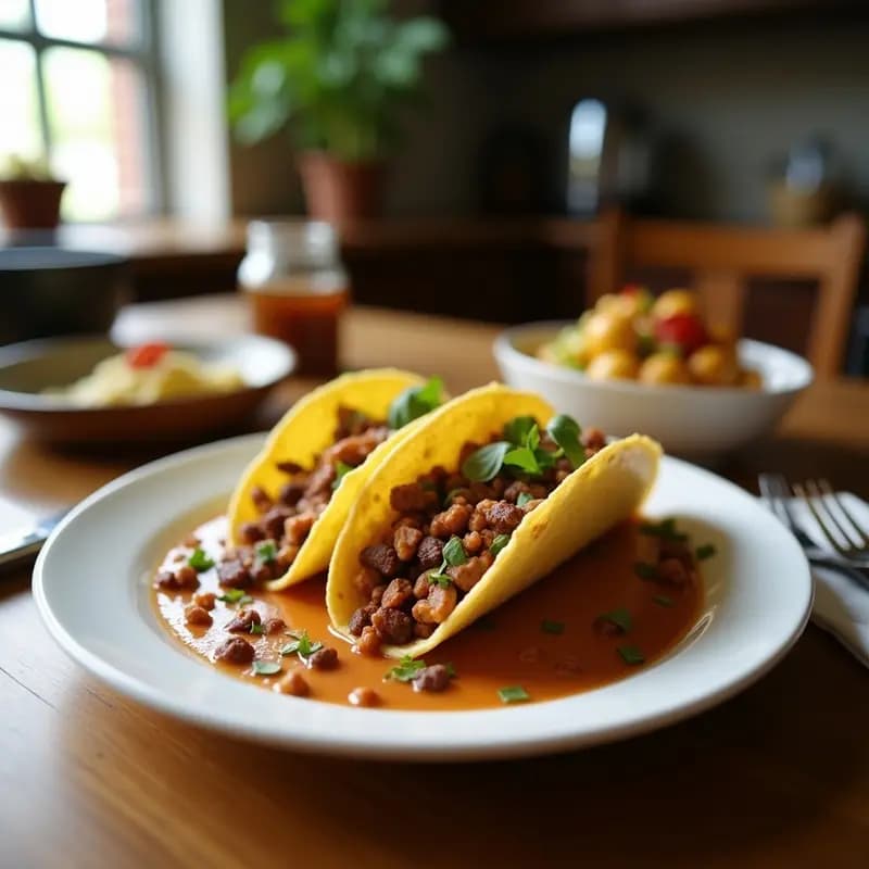 Tacos de Café: Receta en Contenedor Reciclado para Energía Sostenible