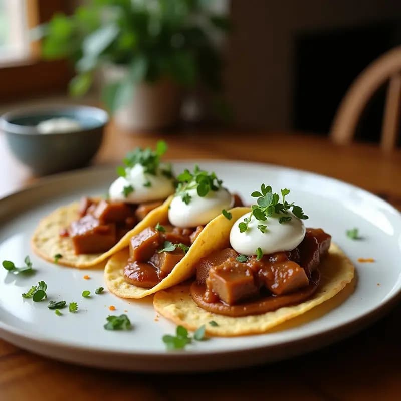 Tacos de Café con Espuma de Mascarpone: Postre Italiano Express en 10 Minutos