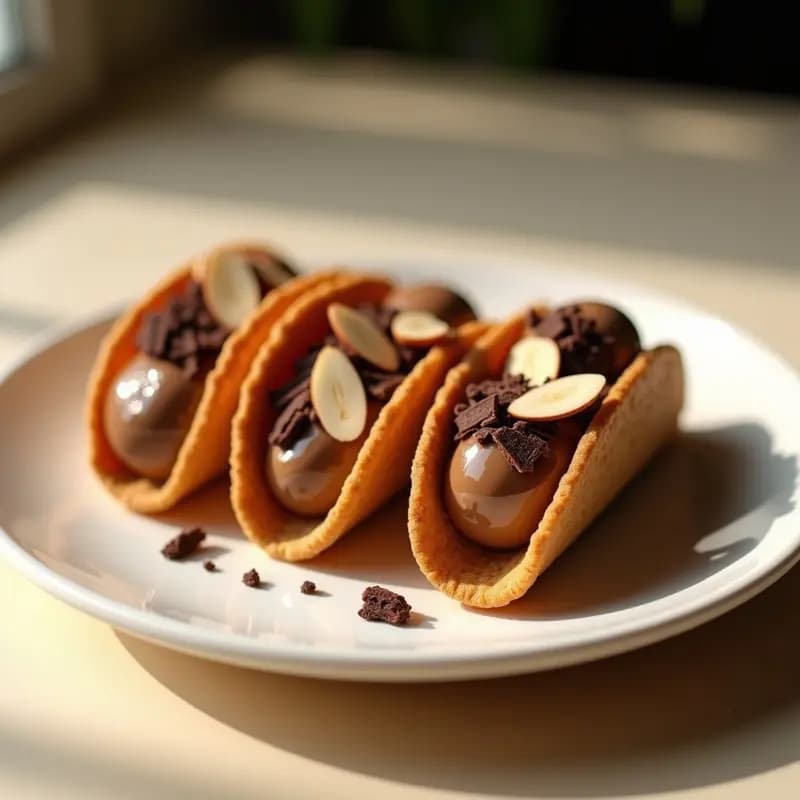 Tacos de Café Moka Helado: Receta Innovadora Sin Horno en 10 Minutos