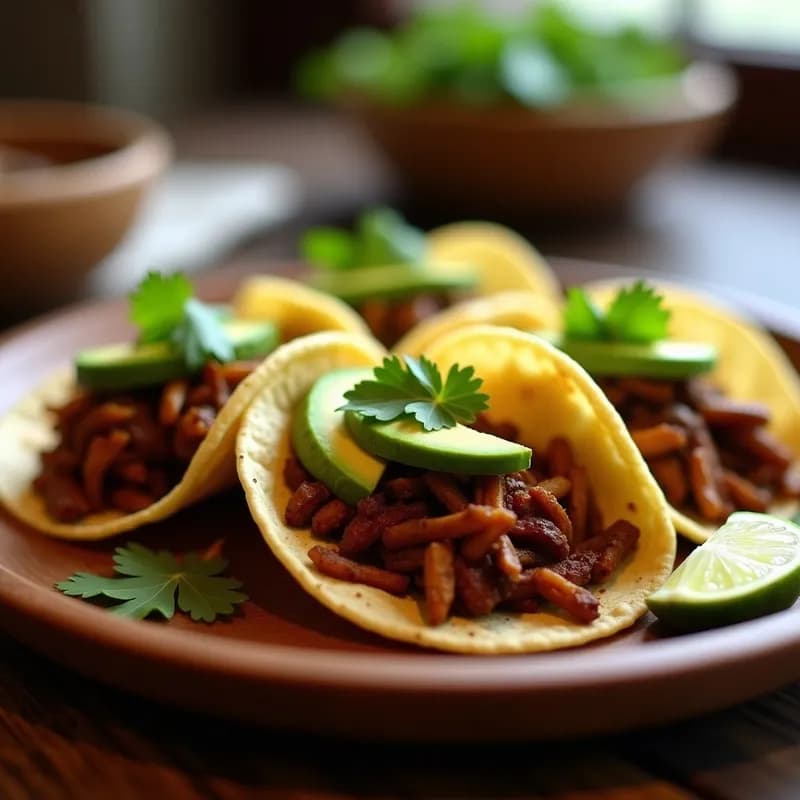 Tacos de Jackfruit al Café Tostado: Receta Vegana Gourmet en 25 Minutos