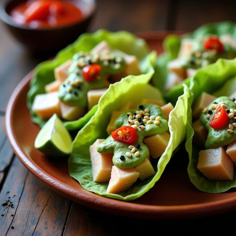 Tacos de CANGREJO con Salsa de Habanero y Aguacate: Receta Mexicana Picante y Sofisticada
