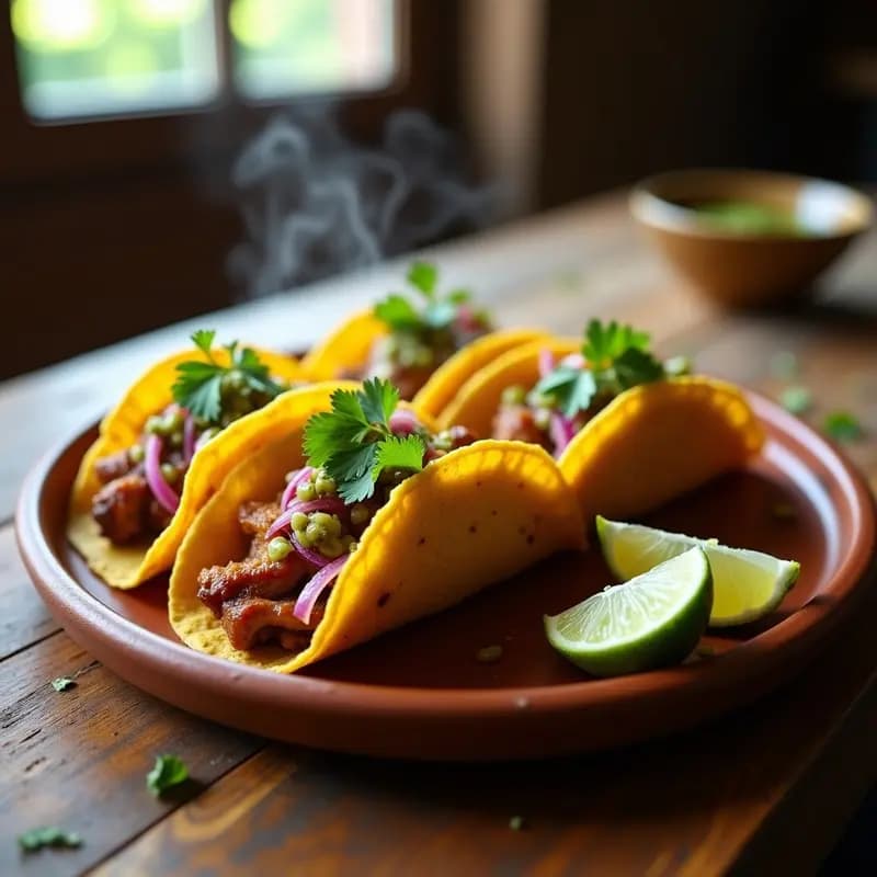 Tacos de Carnitas Crujientes al Horno de Aire: Receta Rápida y Sin Freír
