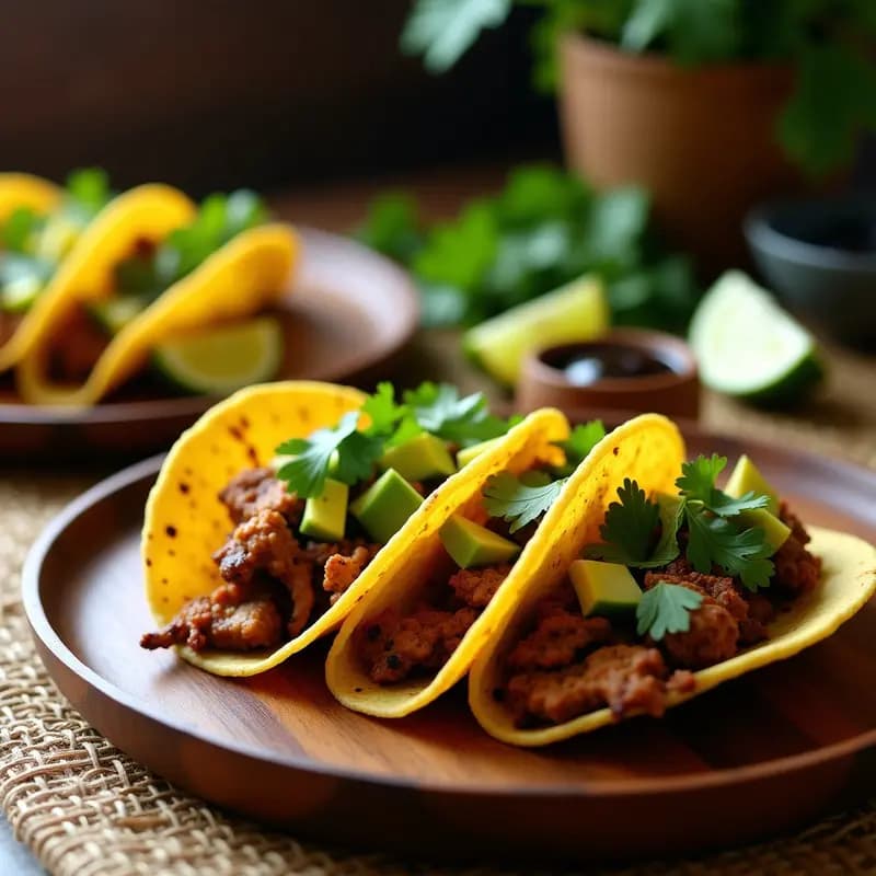 Tacos de Carnitas de Hongos Ostra: Receta Mexicana Vegana y Alta en Proteína