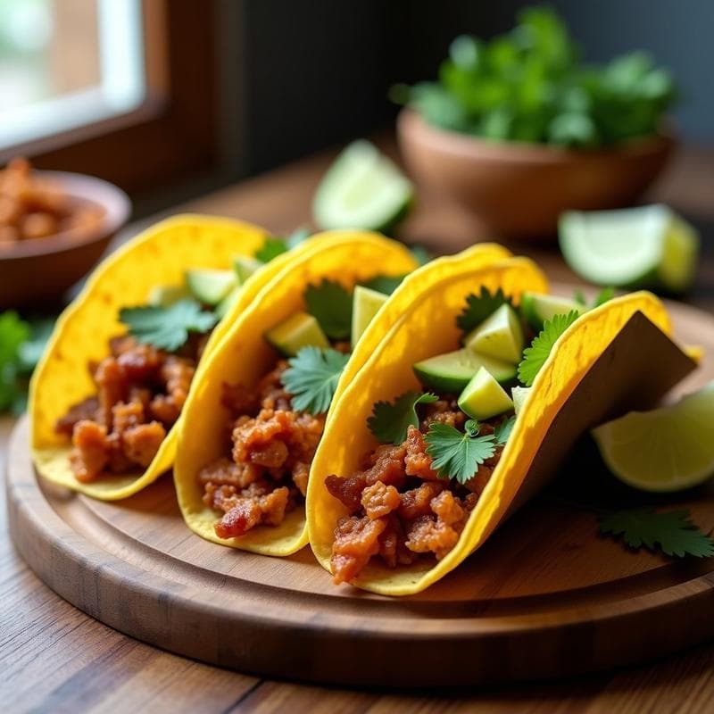 Tacos de Carnitas de Jackfruit Vegano: Receta Fácil con Sabor Ahumado en Airfryer