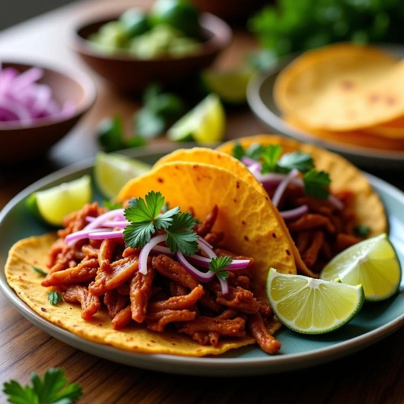 Tacos de Carnitas Veganas con Jackfruit: Receta Fácil y Jugosa en 25 Minutos