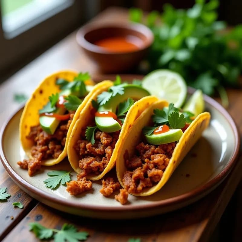 Tacos de Carnitas Veganas de Jackfruit Ahumado: Receta Crujiente y Alta en Fibra