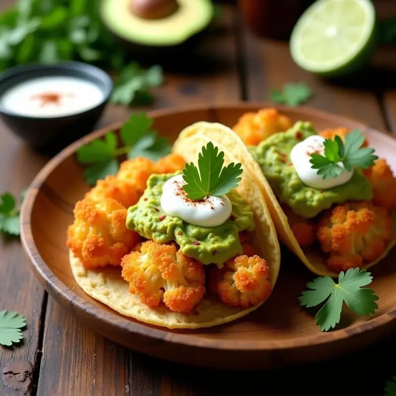 Tacos de Coliflor Crujientes: Receta Keto en Airfryer con Bajo Contenido de Carbohidratos