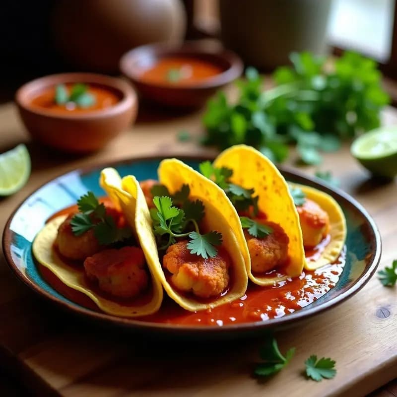 Tacos de Coliflor al Birria Vegana: Receta Fácil y Alta en Proteína en 30 Minutos