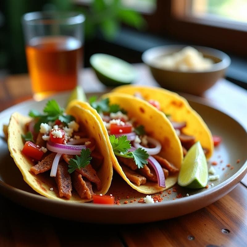 Tacos de Chamoy y Jicama: Receta Mexicana Crujiente y Dulce-Salada en Airfryer