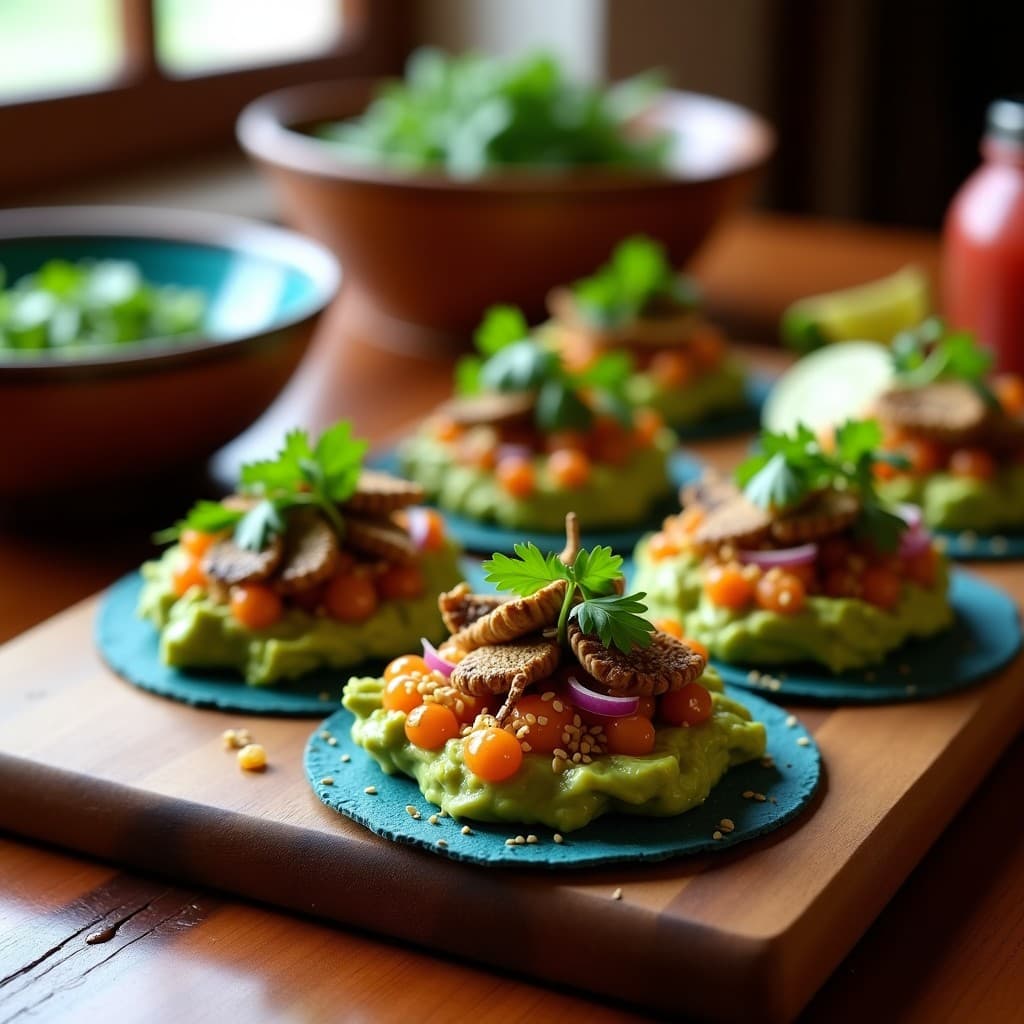 Tacos de Insectos de Chapulín con Guacamole y Salsa de Tamarindo: Receta Mexicana Sostenible