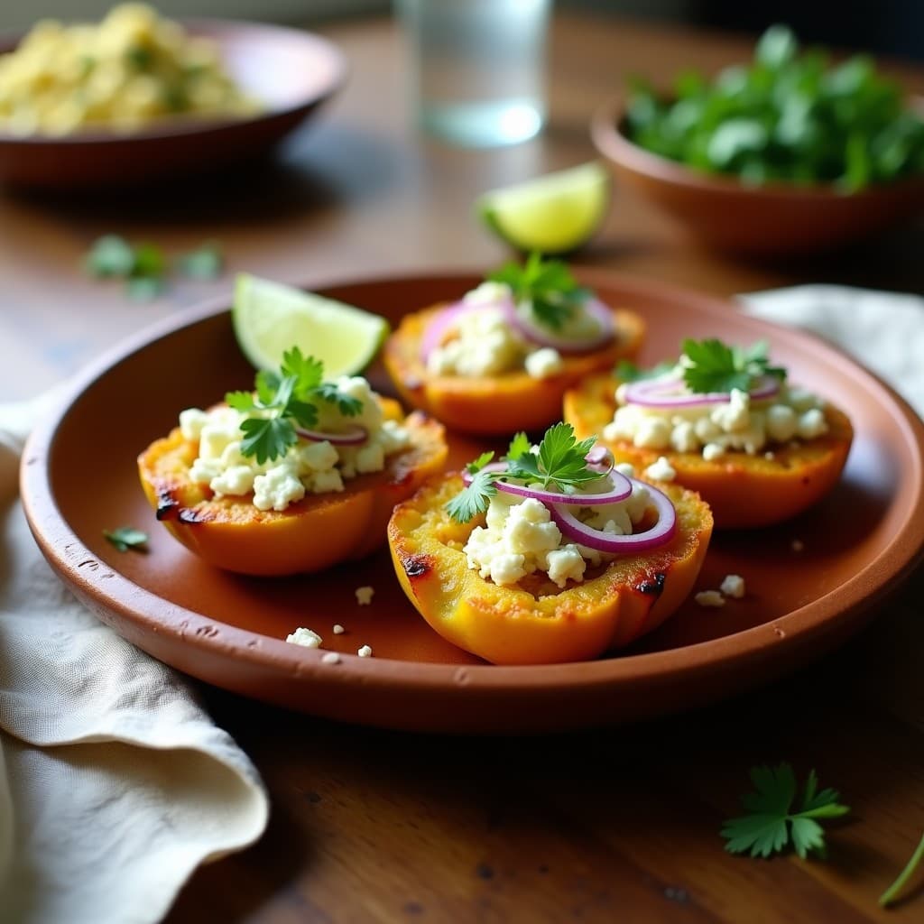 Tacos de Chayote y Feta al Horno: Receta Mexicana Keto en Airfryer