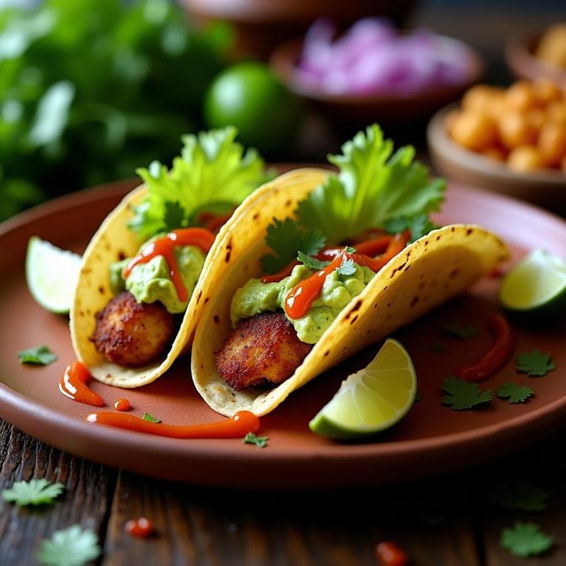 Tacos de Chicharrón de Hongos Ostra: Receta Mexicana Crujiente y Sin Carne