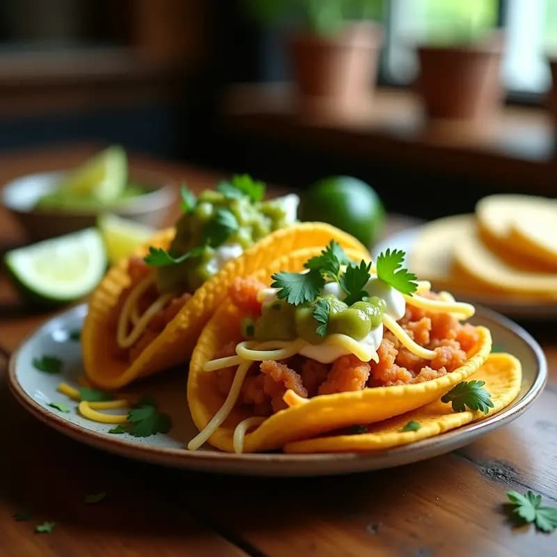 Tacos de Chicharrón Prensado con Salsa Verde y Queso Fundido: Crujientes y Sabrosos