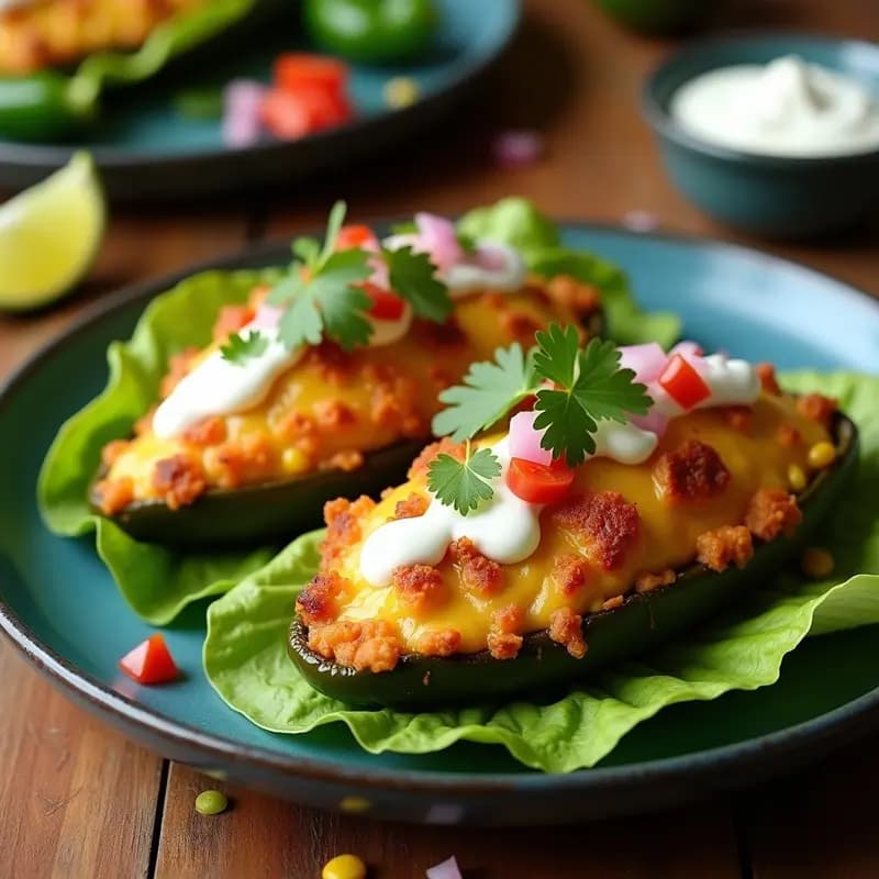 Tacos de Chiles Rellenos de Queso Panela y Elote: Receta Mexicana en Airfryer Sin Frito