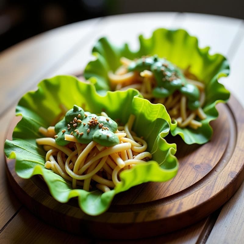 Tacos de Chirivía y Raíz de Apio con Salsa de Cilantro: Receta Vegana Crudivegana en 10 Minutos