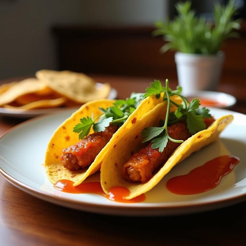 Tacos de Chirivía Crujiente con Mojo Picón: Receta Vegana en Airfryer y Sin Gluten