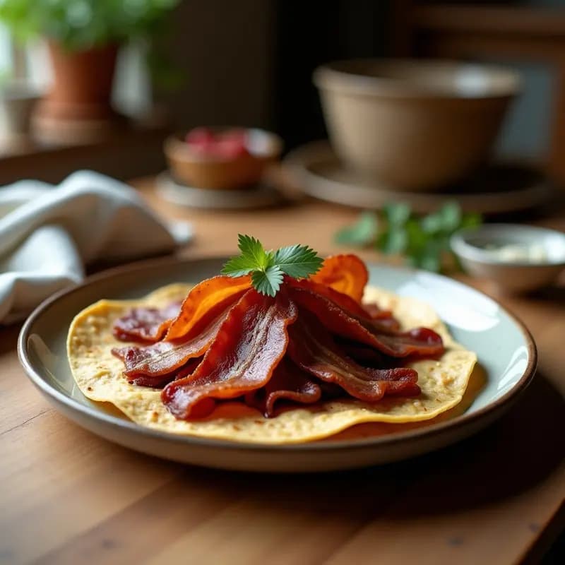 Tacos de Chocolate y Bacon: Receta Adictiva Dulce-Salada en Airfryer