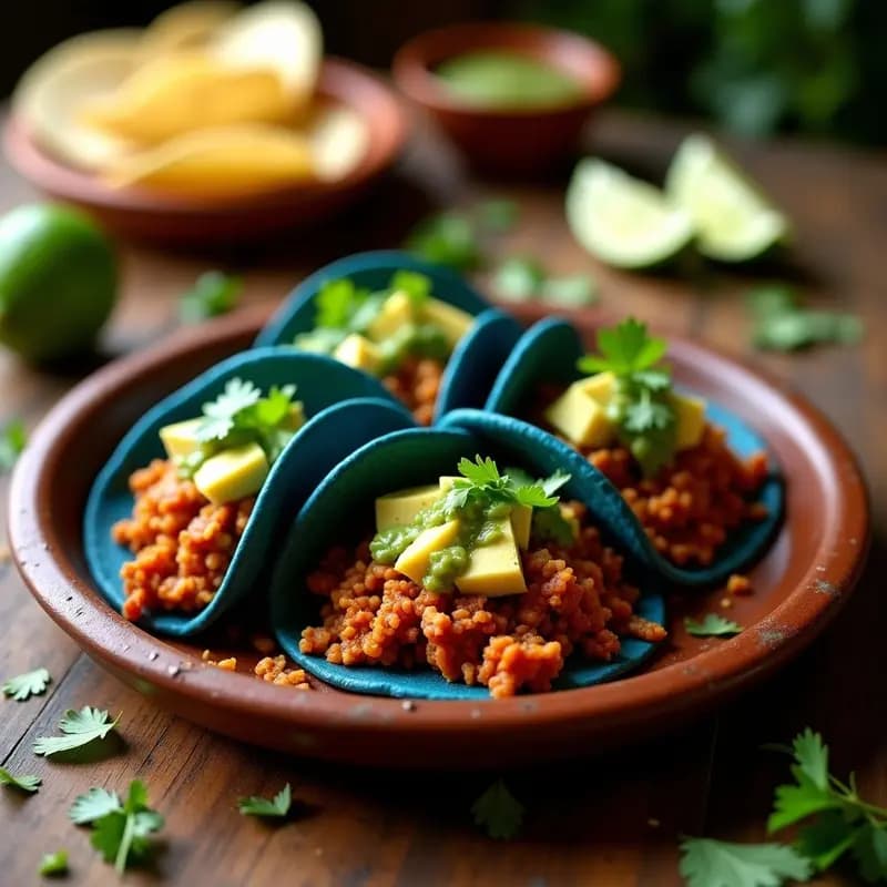 Tacos de Chongos Zamoranos y Picadillo de Jackfruit: Receta Mexicana Vegana