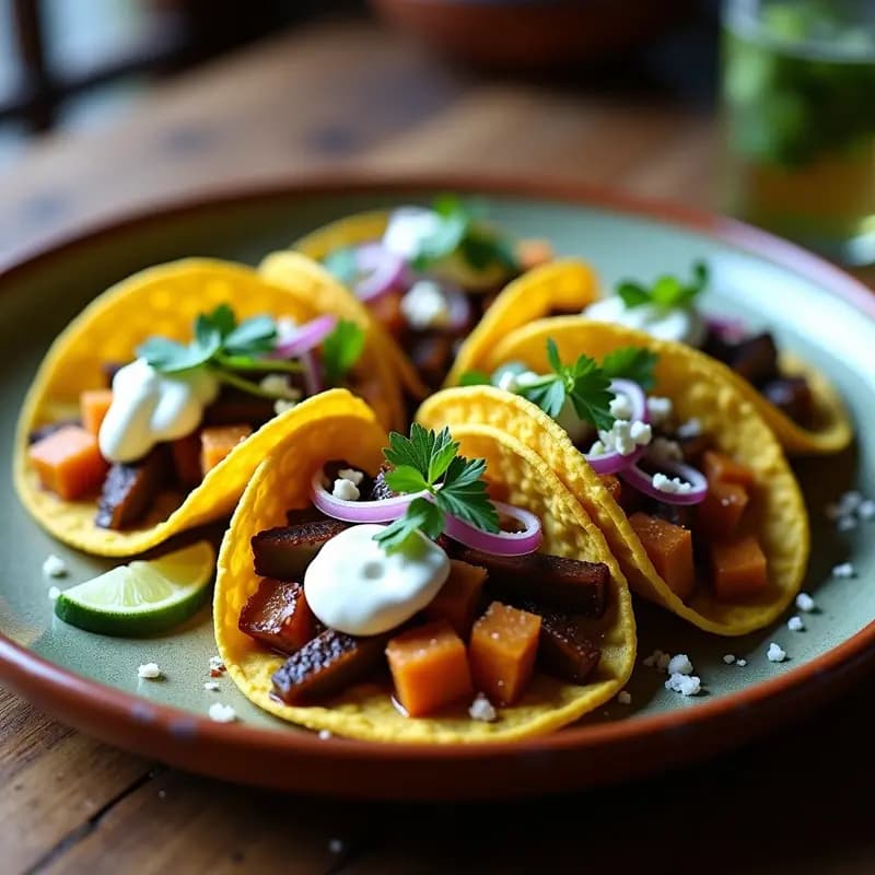 Tacos de Chongos Zamoranos y Nopales: Receta Mexicana Vegetariana con Toque Gourmet