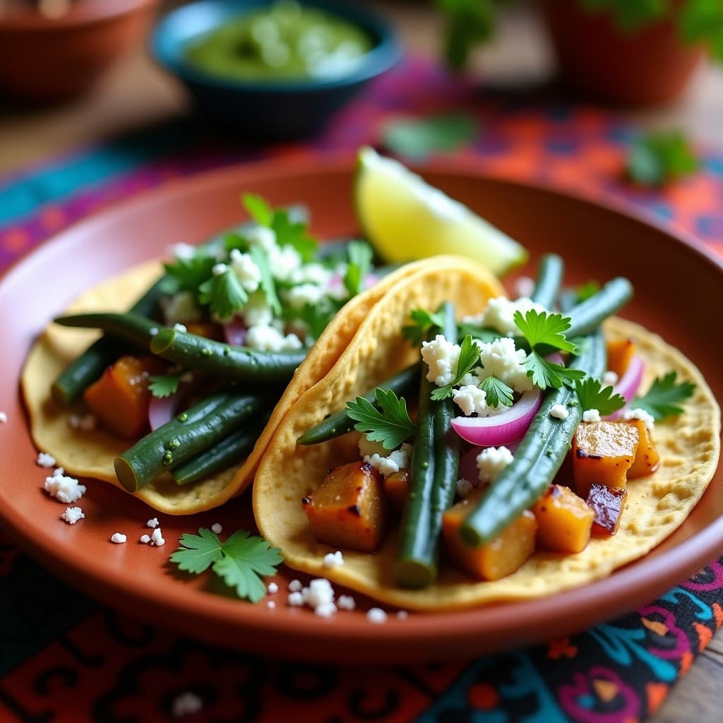 Tacos de Chongos Zamoranos y Nopales: Receta Mexicana Sin Gluten en Sartén Antiadherente